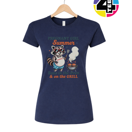 Pregnant Girl Summer Women's Tee