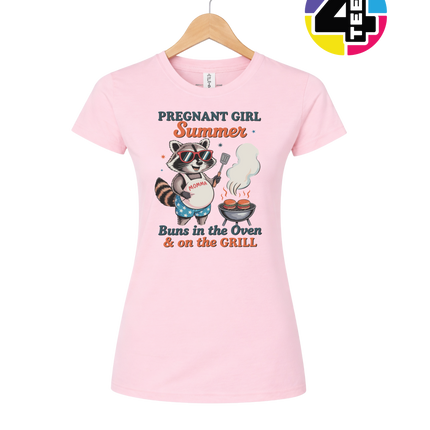 Pregnant Girl Summer Women's Tee