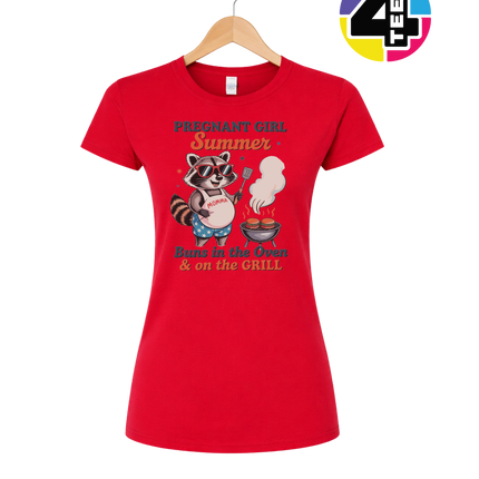 Pregnant Girl Summer Women's Tee