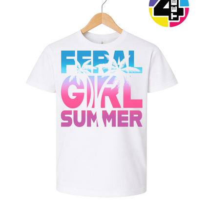 Feral Girl Summer Youth Tee
