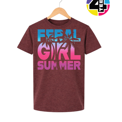Feral Girl Summer Youth Tee