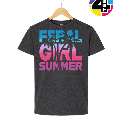 Feral Girl Summer Youth Tee