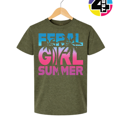 Feral Girl Summer Youth Tee