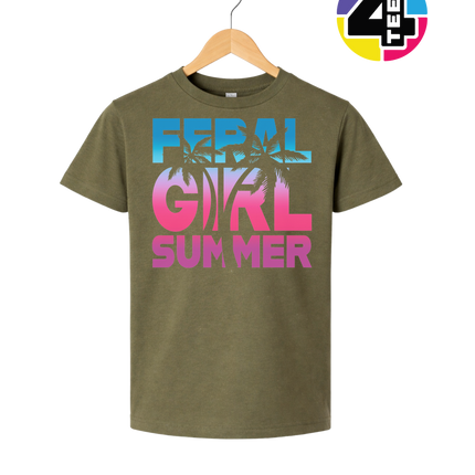Feral Girl Summer Youth Tee