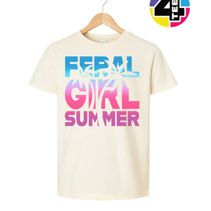 Feral Girl Summer Youth Tee