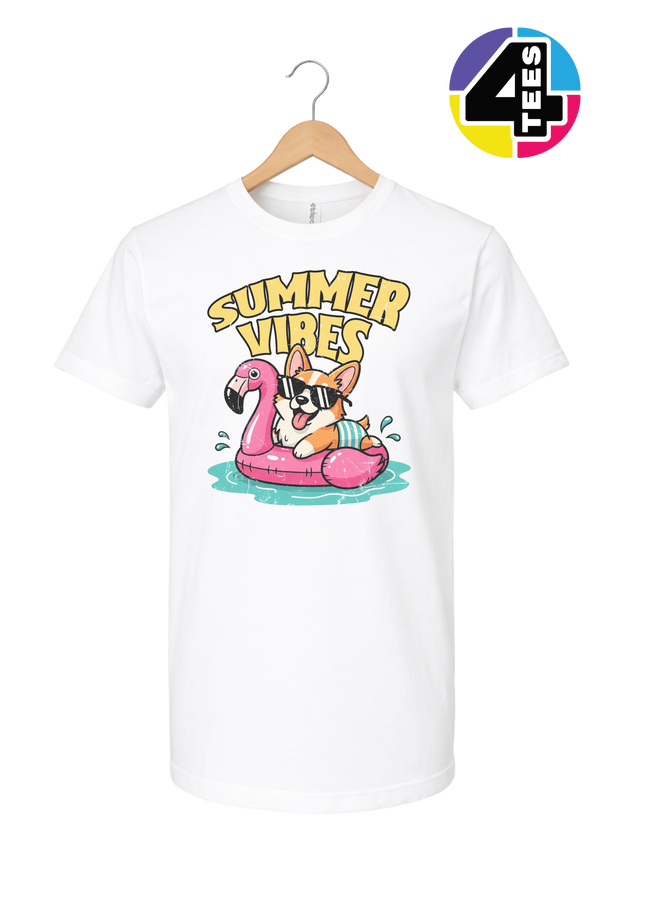 Funny Dog Summer Pool Float Tee