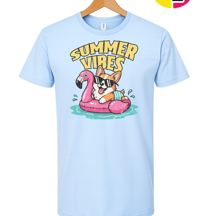 Funny Dog Summer Pool Float Tee