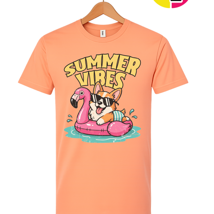Funny Dog Summer Pool Float Tee
