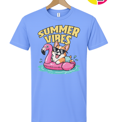 Funny Dog Summer Pool Float Tee