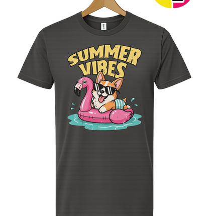 Funny Dog Summer Pool Float Tee