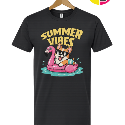 Funny Dog Summer Pool Float Tee