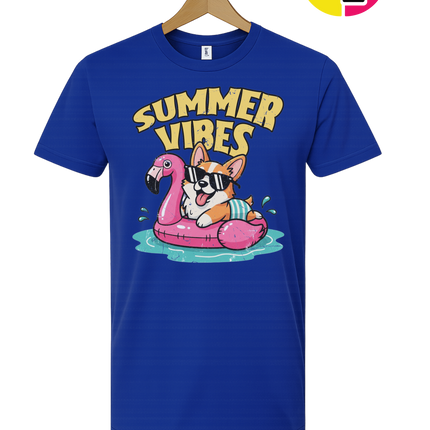 Funny Dog Summer Pool Float Tee