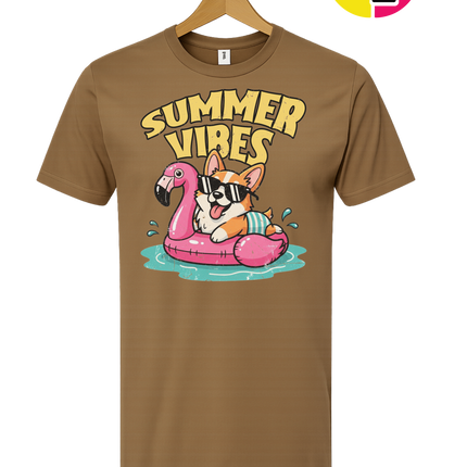 Funny Dog Summer Pool Float Tee