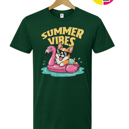 Funny Dog Summer Pool Float Tee