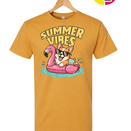 Funny Dog Summer Pool Float Tee
