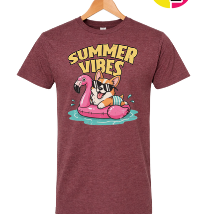 Funny Dog Summer Pool Float Tee