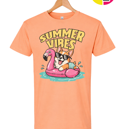 Funny Dog Summer Pool Float Tee