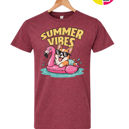 Funny Dog Summer Pool Float Tee