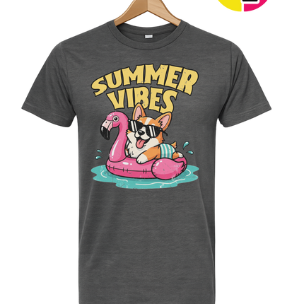 Funny Dog Summer Pool Float Tee