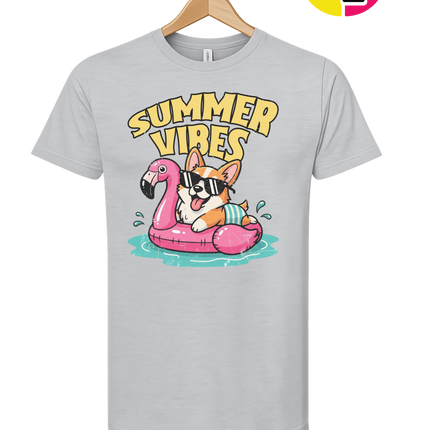 Funny Dog Summer Pool Float Tee