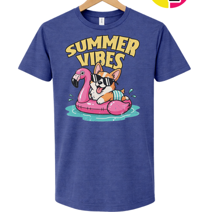 Funny Dog Summer Pool Float Tee