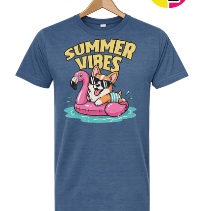 Funny Dog Summer Pool Float Tee