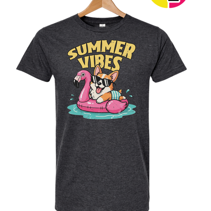 Funny Dog Summer Pool Float Tee