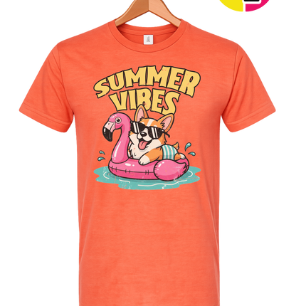 Funny Dog Summer Pool Float Tee