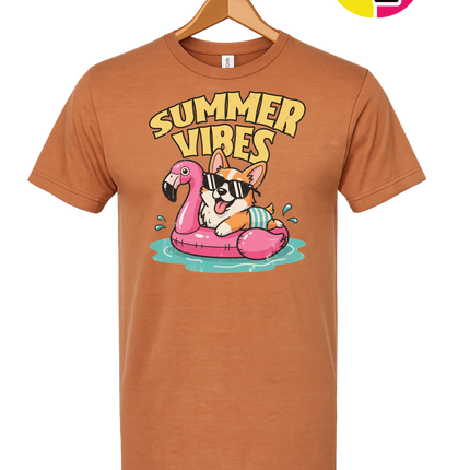Funny Dog Summer Pool Float Tee