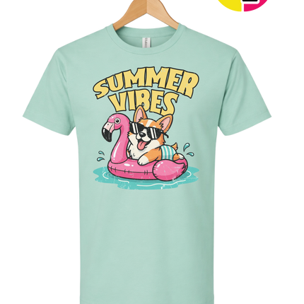 Funny Dog Summer Pool Float Tee