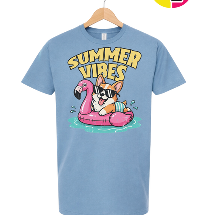 Funny Dog Summer Pool Float Tee