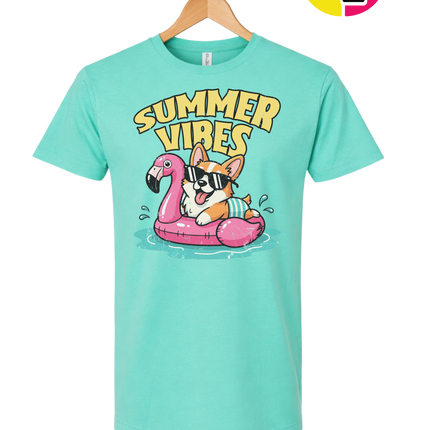 Funny Dog Summer Pool Float Tee