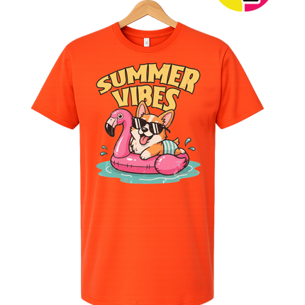 Funny Dog Summer Pool Float Tee