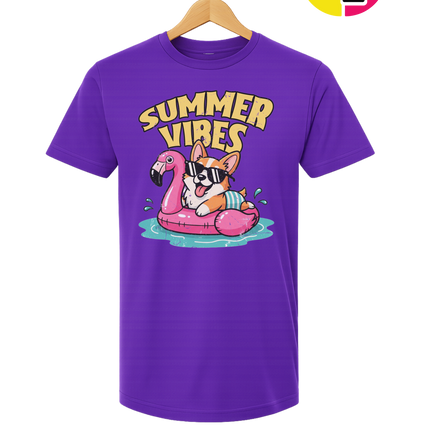 Funny Dog Summer Pool Float Tee
