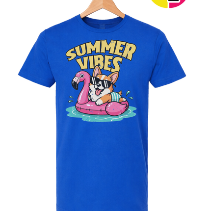 Funny Dog Summer Pool Float Tee