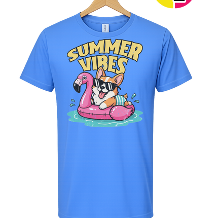 Funny Dog Summer Pool Float Tee