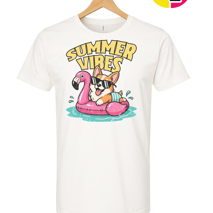 Funny Dog Summer Pool Float Tee