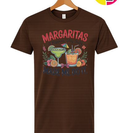 Margarita's Made Me Do It Tee