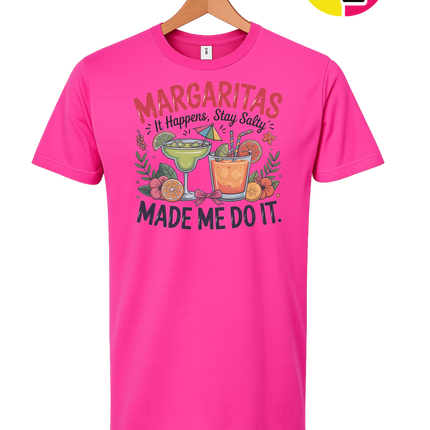 Margarita's Made Me Do It Tee