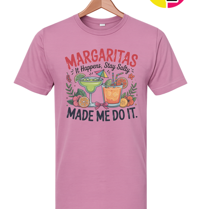 Margarita's Made Me Do It Tee