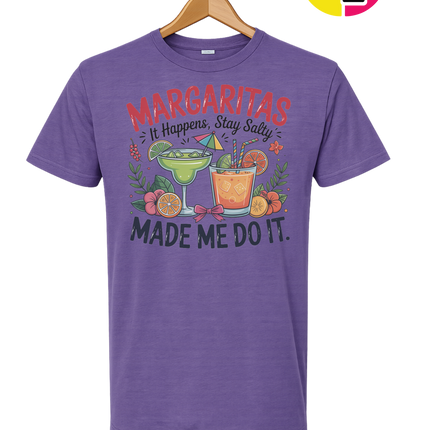 Margarita's Made Me Do It Tee