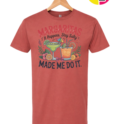 Margarita's Made Me Do It Tee