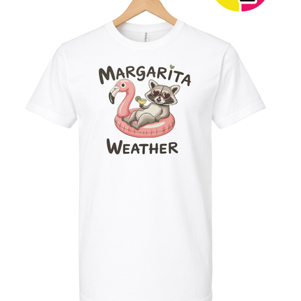 Margarita Weather Raccoon Summer Tee
