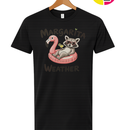Margarita Weather Raccoon Summer Tee