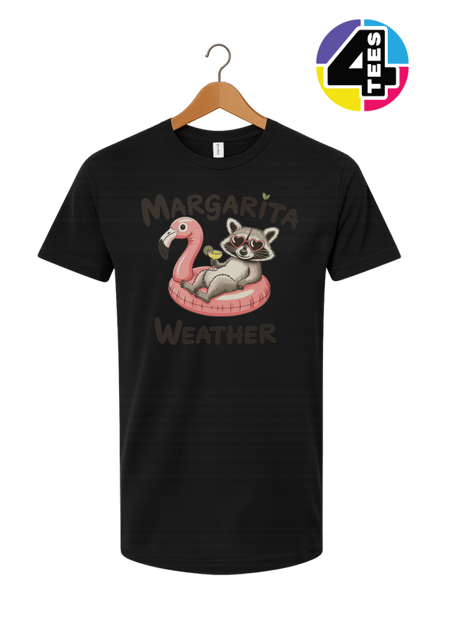 Margarita Weather Raccoon Summer Tee