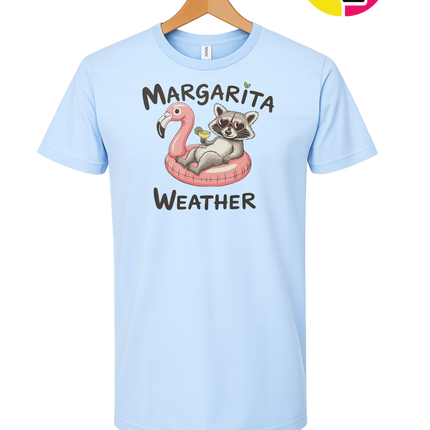 Margarita Weather Raccoon Summer Tee
