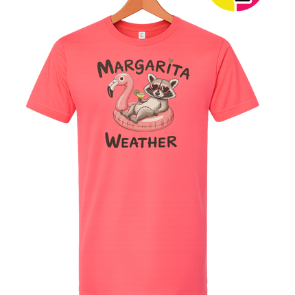 Margarita Weather Raccoon Summer Tee
