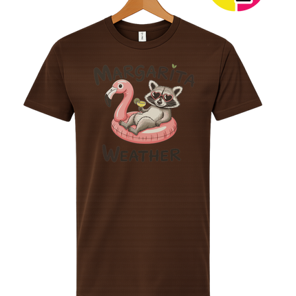 Margarita Weather Raccoon Summer Tee
