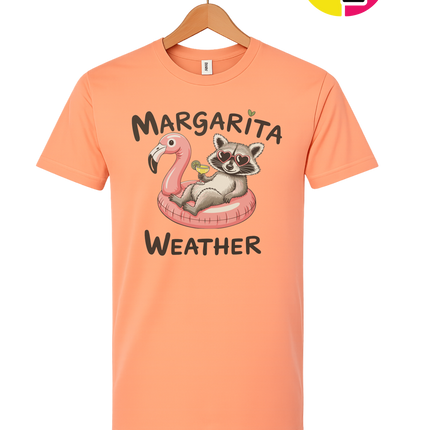 Margarita Weather Raccoon Summer Tee