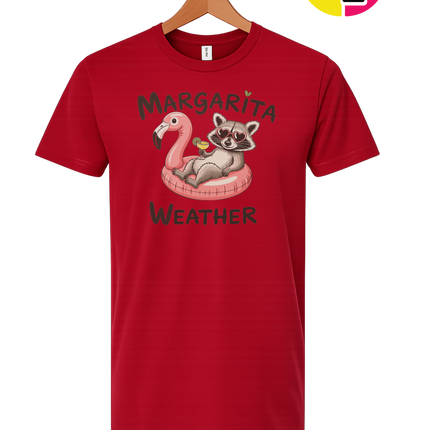 Margarita Weather Raccoon Summer Tee